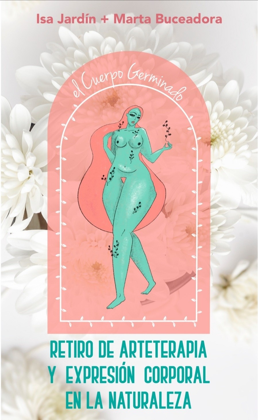 ilustración mujer cuerpo germinado